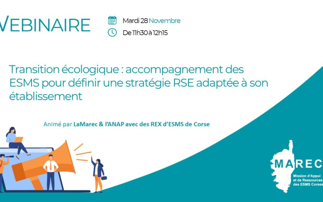 Transition écologique : accompagnement des ESMS pour définir une stratégie RSE adaptée à son établissement