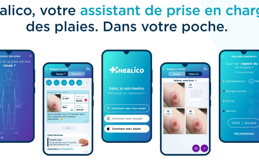 Healico, une application pour faciliter la prise en charge des plaies