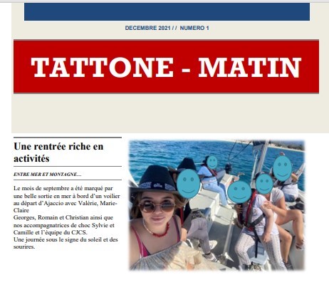 Les résidents du FAM de Tattone jouent aux journalistes